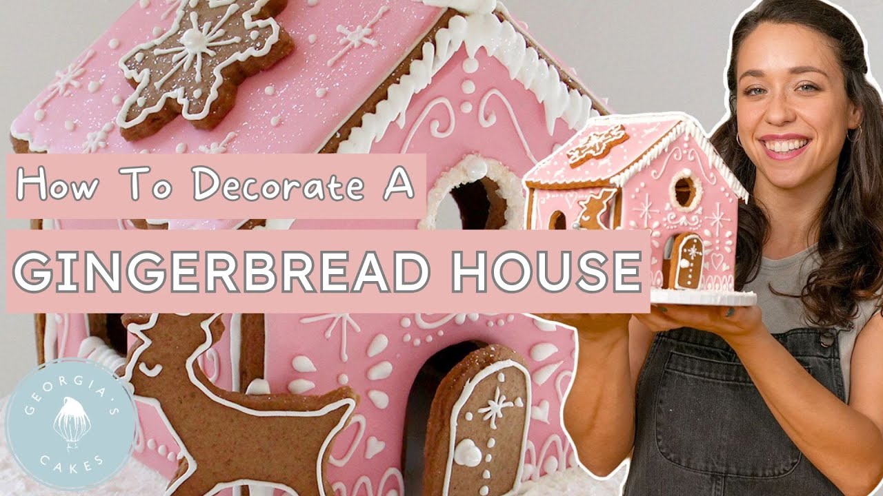 Gingerbread House Part 2 - How To Decorate Your Gingerbread House | Georgia's Cakes