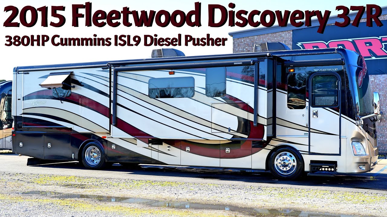 Автодом Fleetwood Discovery 37R A Class 2015 года выпуска, двигатель Cummins 380 л.с., от компани...
