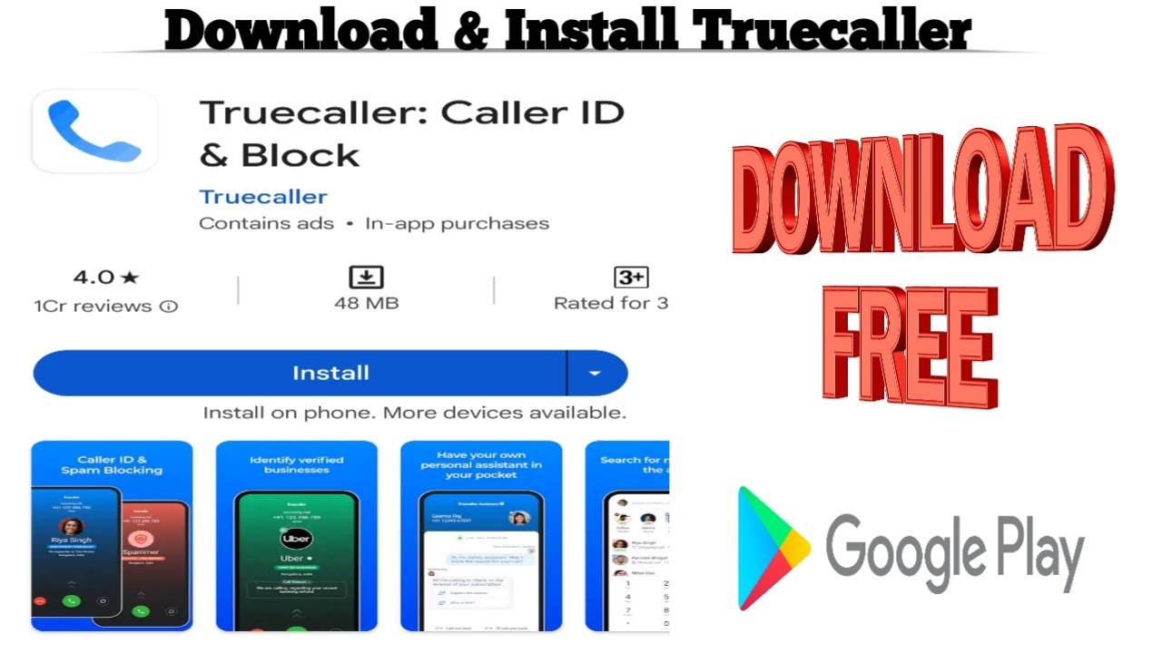 How to Download and Install Truecaller App on Android device | Techno Logic | 2023
