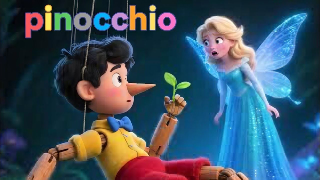 Pinocchio।Kids bedtime story in english।kids simba show