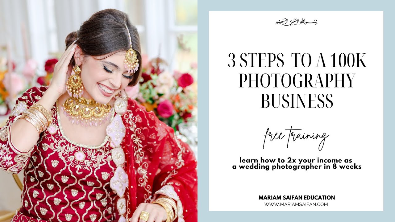 how to create a successful photography business - free training