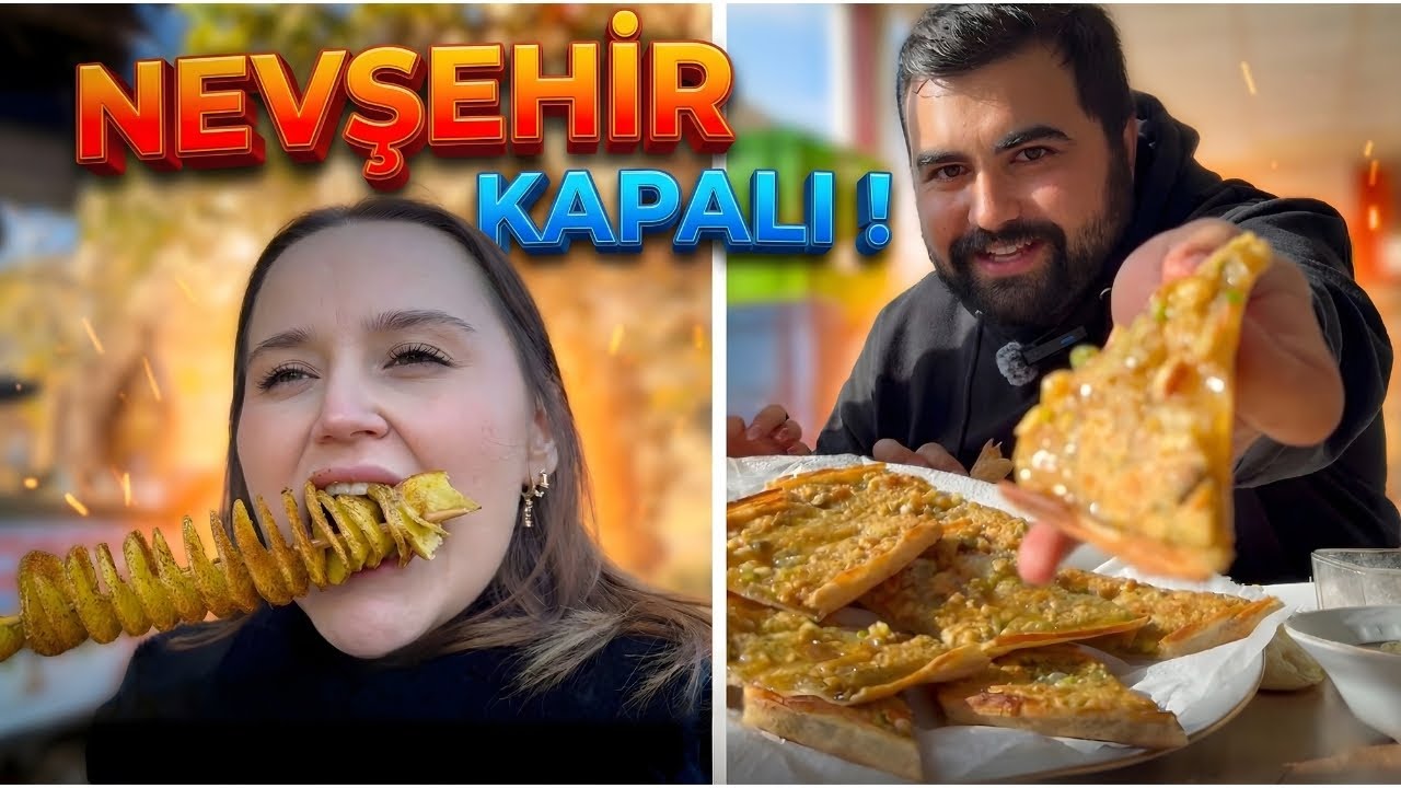 BU ŞEHİR BİZE BUGÜN YEMEK VERMEDİ! Zorla Nevşehir sokak lezzetleri