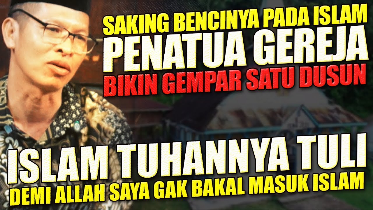 GEMPAR..!! PENATUA GEREJA MENTAWAI JADI MUALAF KARENA CARI KESALAHAN AL QURAN