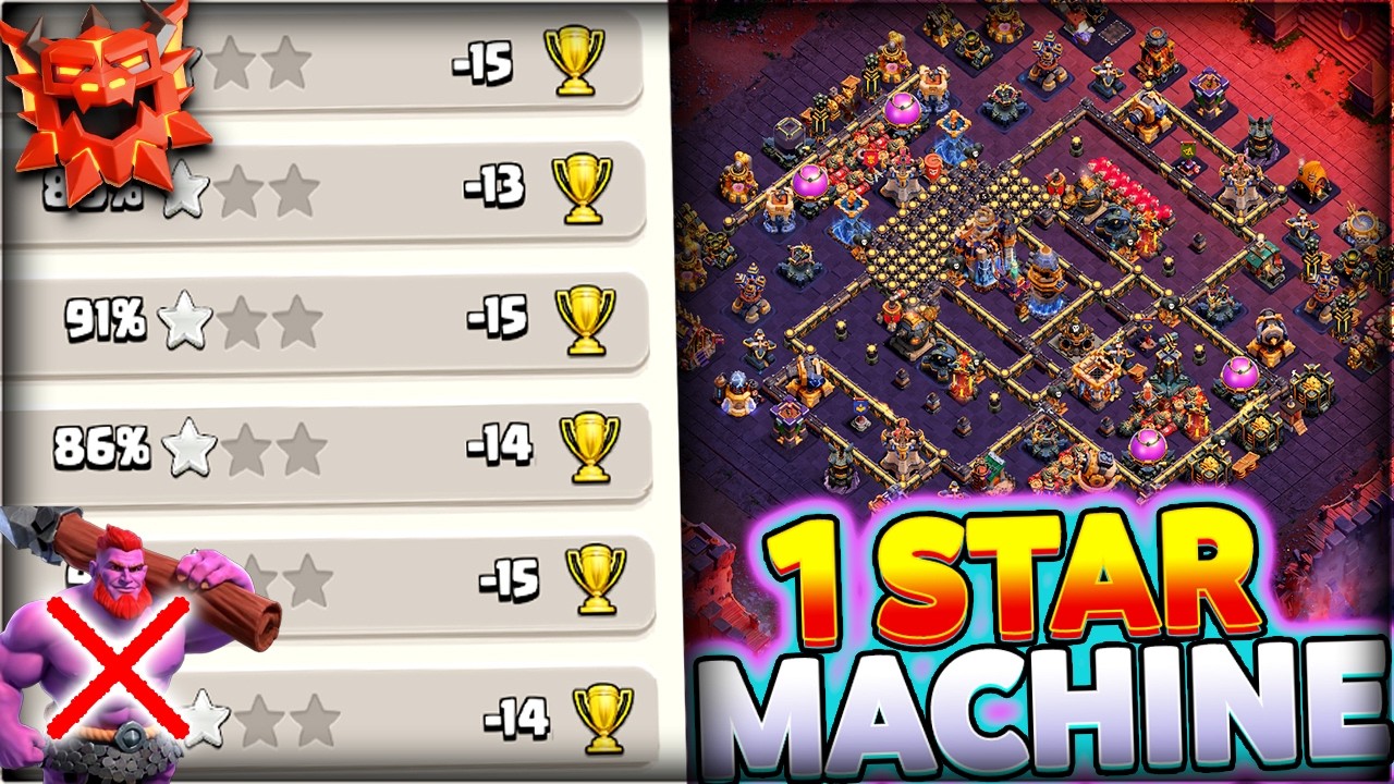 TOXIC TH18 Base Got Me Many 1 STAR Against ALL Meta Armies ⭐ Best TH18 Anti-Everything Base