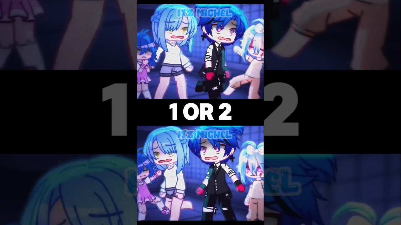 1 or 2? #gacha #gachalife #gachaclub #trend #shorts