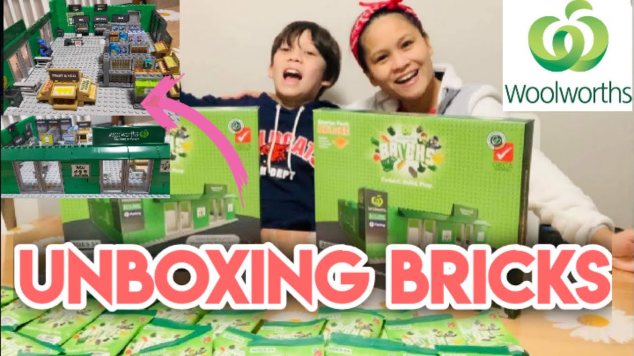 Woolworths Bricks Deluxe starter pack - Opening & building Bricks  | Woolworths Bricks Collectables