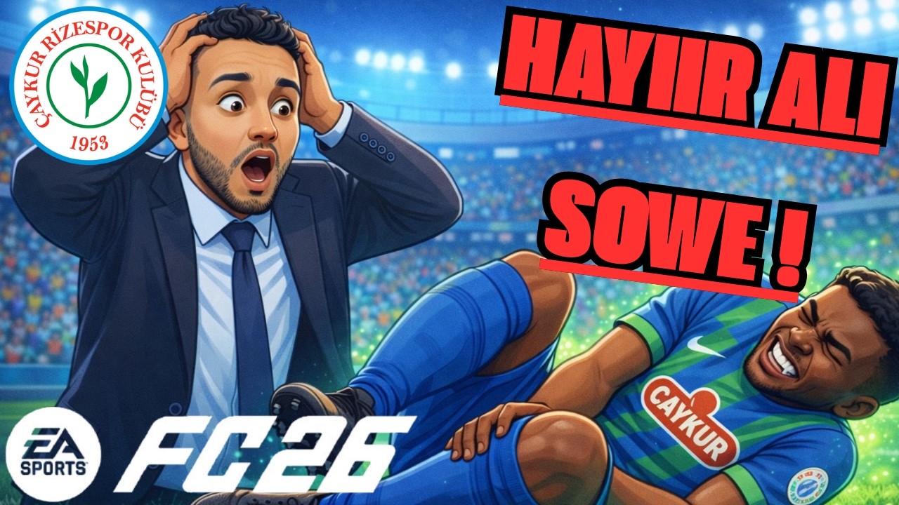 ŞOOK SAKATLIK!😱 - SÜRPRİZ TRANSFER! |FC26 Rizespor kariyeri bölüm 6