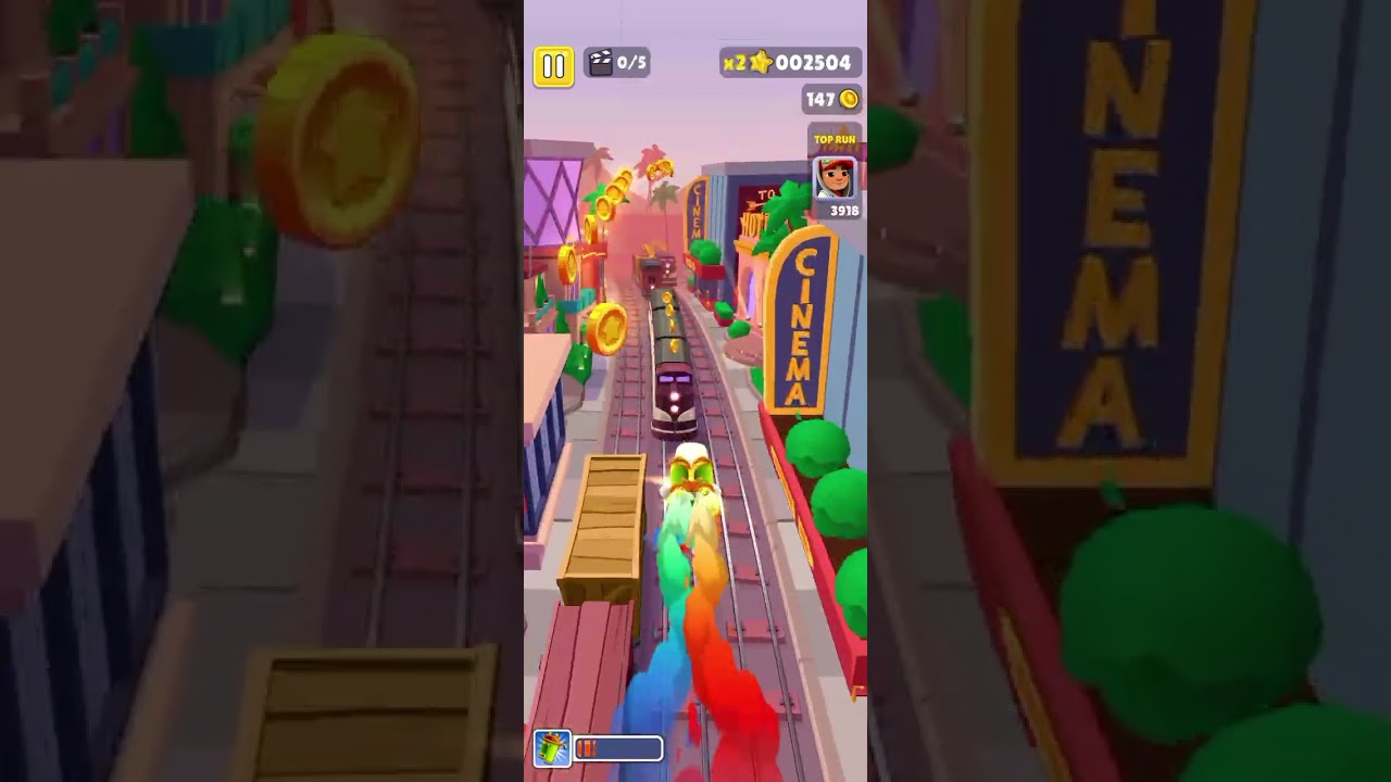 How to play subway surf  🛹🛹🛹🛹 | the ultimate game khule 🎮👾☠️ #subwaysurfers #gaming 