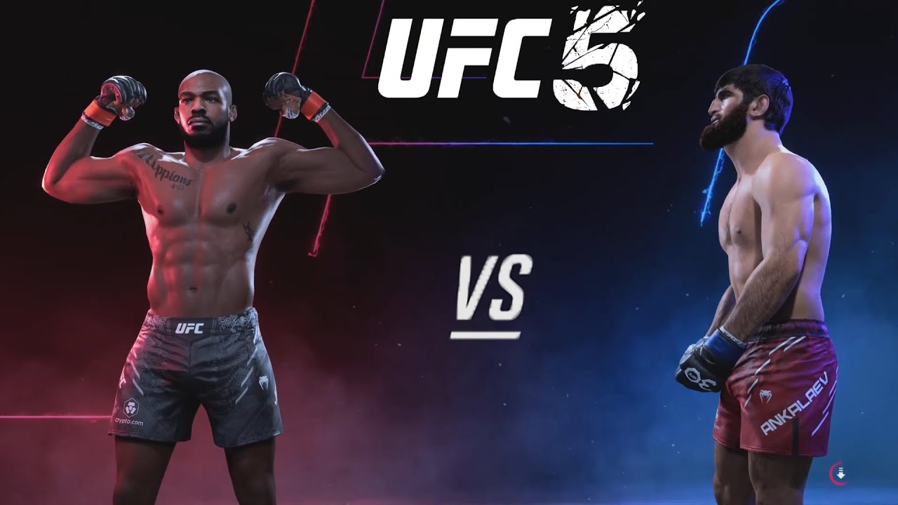 Jon Jones vs Magomed Ankalaev - CPU vs CPU - UFC 5
