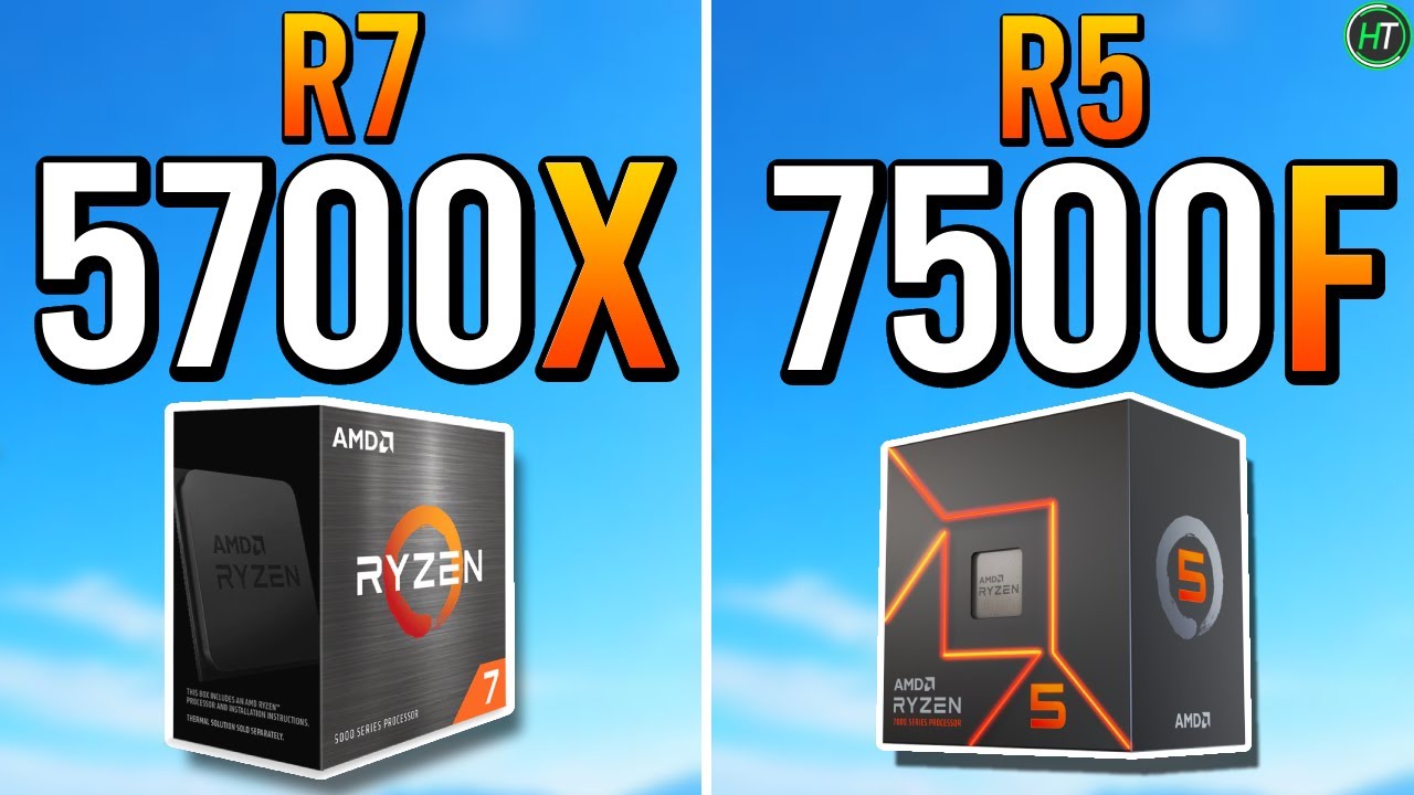 R7 5700X vs R5 7500F  -  Performance Difference?!