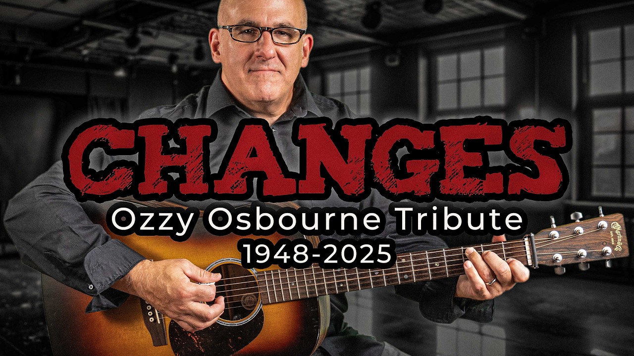 🎸 Changes от Black Sabbath | Лёгкая акустическая дань памяти Оззи Осборну (упокой Господи его душ...