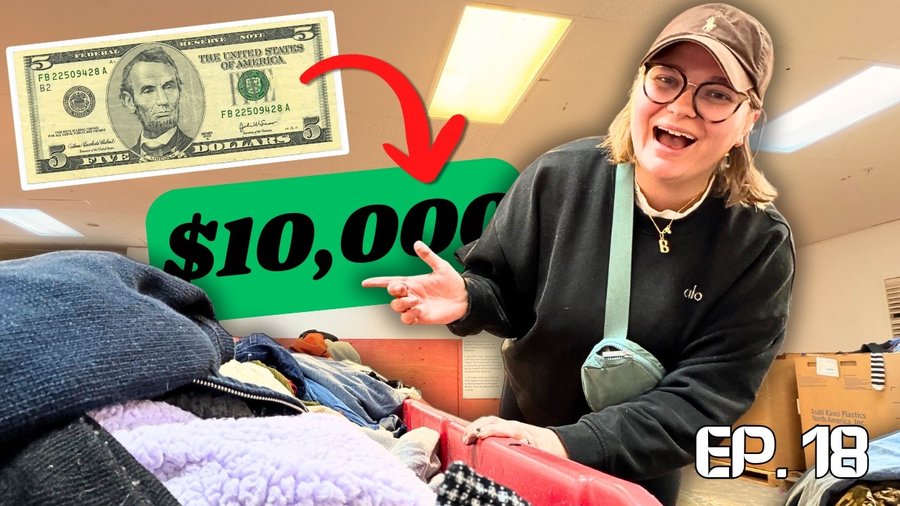 DAY 18 OF TURNING $5 INTO $10,000 BY THRIFTING 😍 I FOUND MY DREAM PURSE! 😍