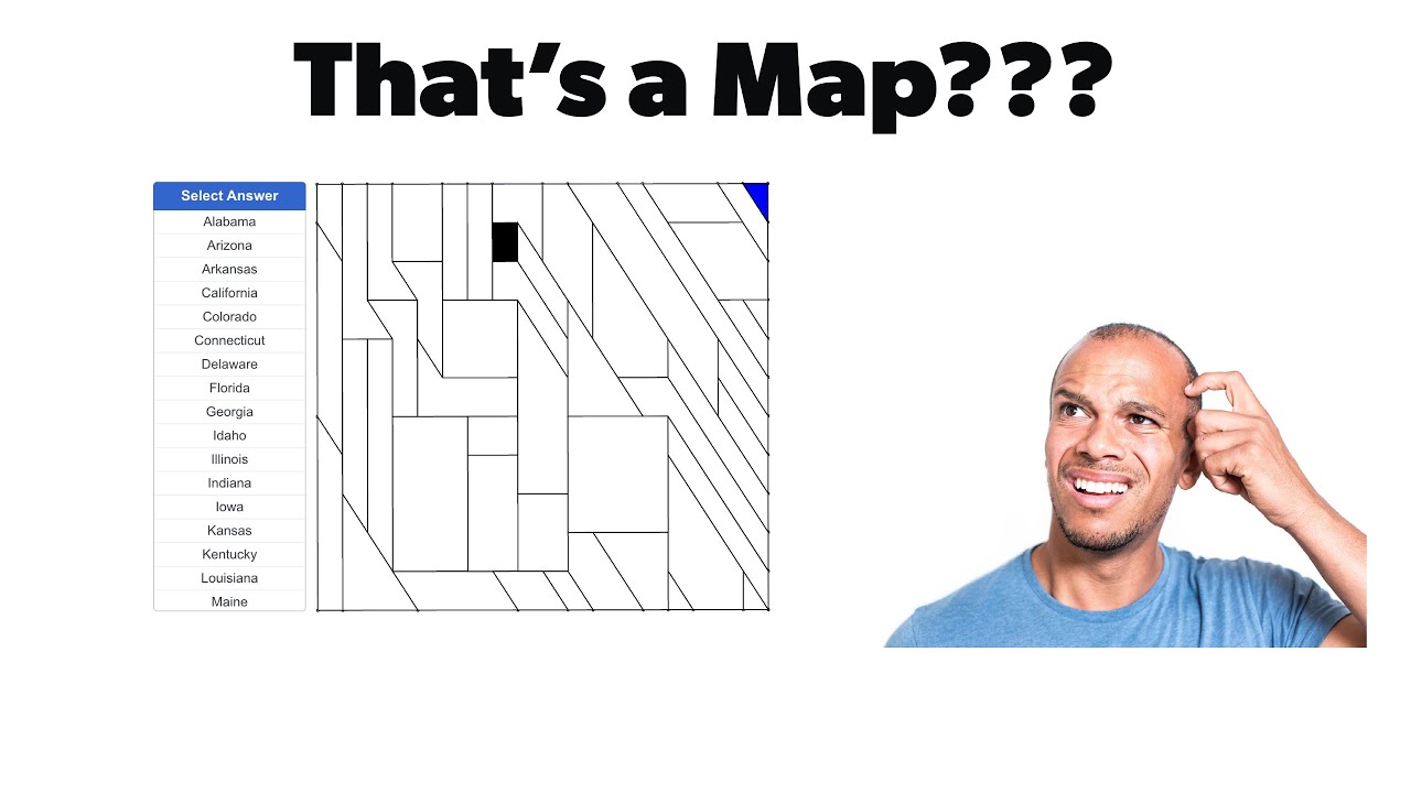 Can We Fill A Topological Map Of The USA