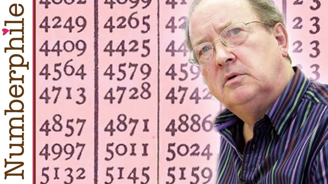 Таблицы журналов - Numberphile