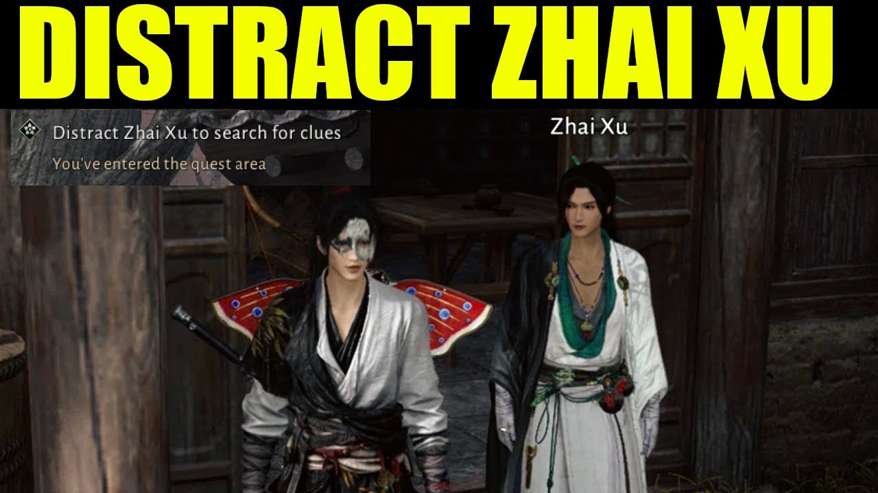 Where winds meet - distract zhai xu to search for clues | the ephemeral blight