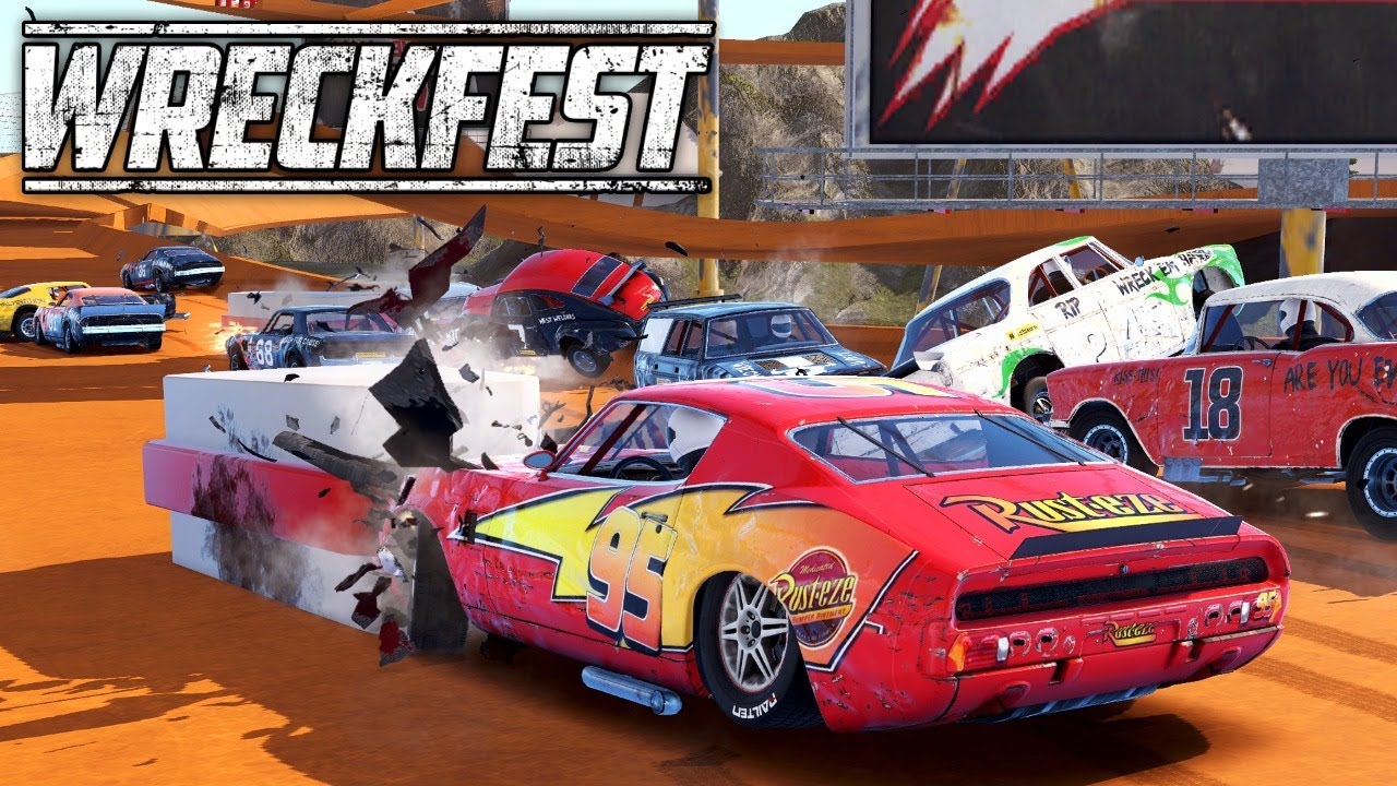 Lightning McQueen Banger Racing | Wreckfest Live Stream