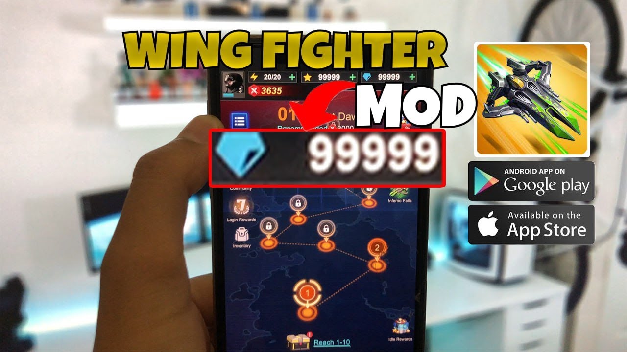 Wing Fighter Hack - How I Got Unlimited FREE! Diamonds in Wing Fighter Mod.Apk (Android/iOS)