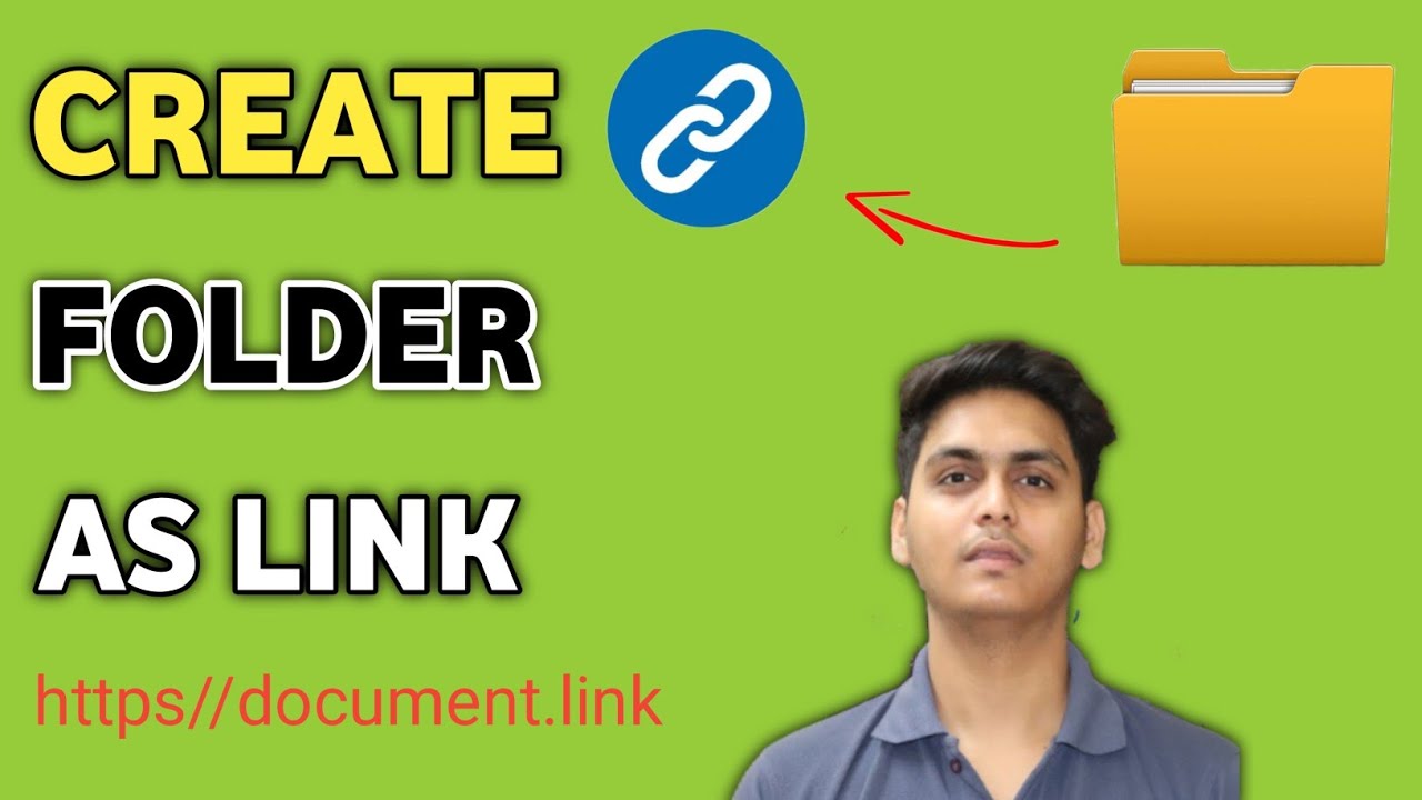फोल्डर को URL लिंक में कैसे बदलें | फोल्डर का लिंक कैसे बनाएं | फोल्डर को लिंक के रूप में बनाएं