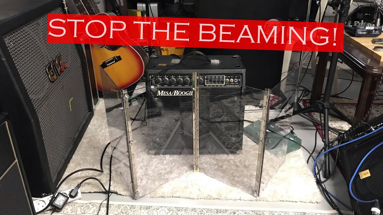 DIY guitar amp baffle test