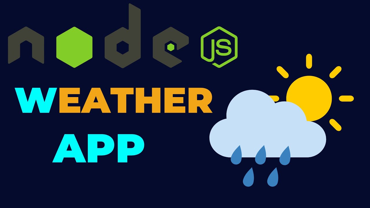 Проект Node.js для начинающих: приложение погоды NodeJS
