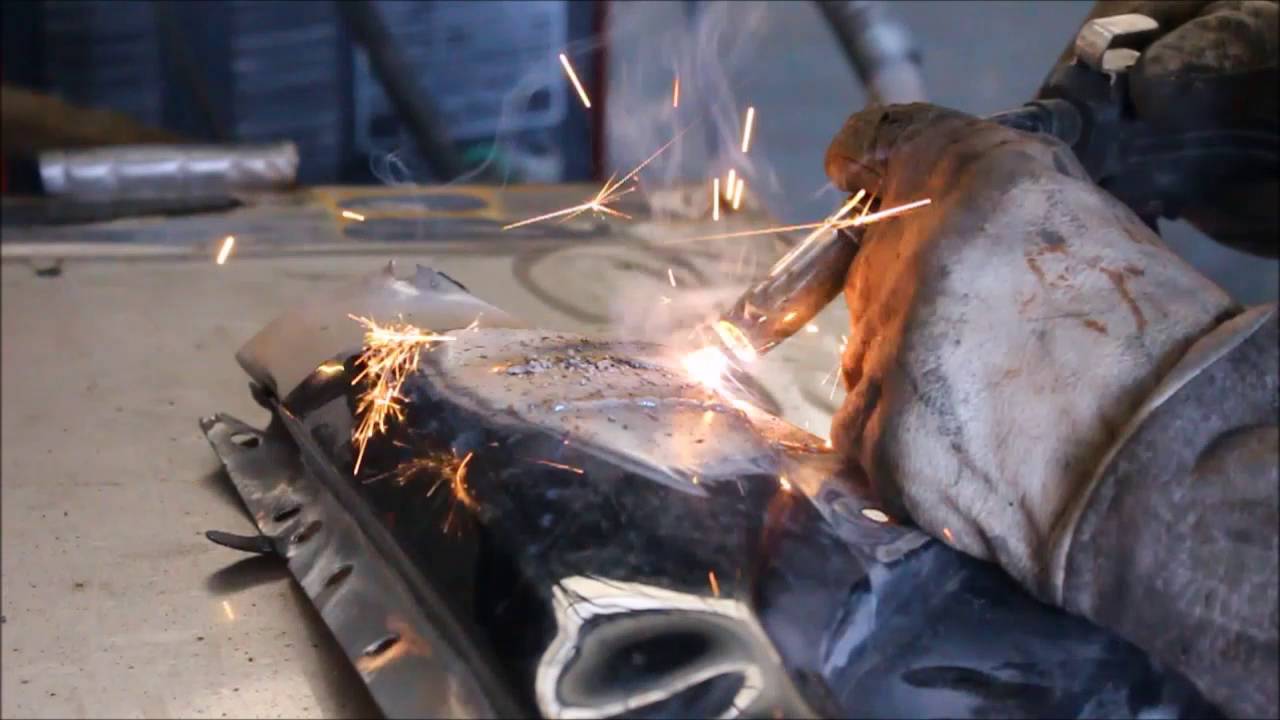 Teste Solda MIG sem g&aacute;s em chapa automotiva