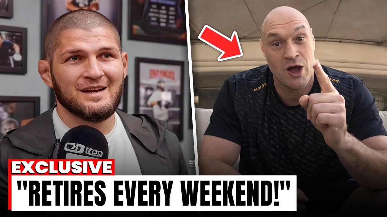 “He's A Clown!” Khabib Roasts Tyson Fury’s Latest Comeback Against Dagestani Boxer