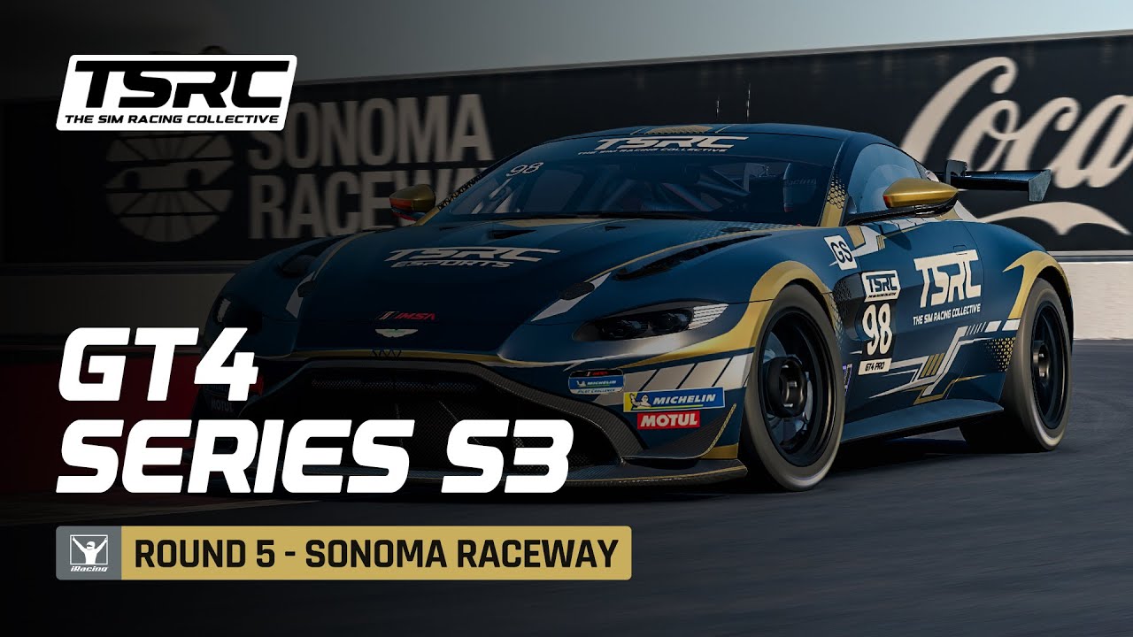 TSRC GT4 Series S3 | iRacing | Round 5 @ Sonoma Raceway