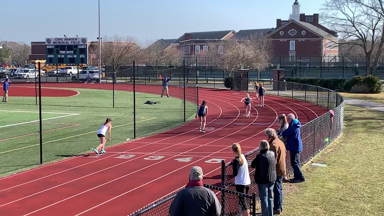 4-3-19 Trin 400 meters 2nd Place lane 1 (Inside lane)
