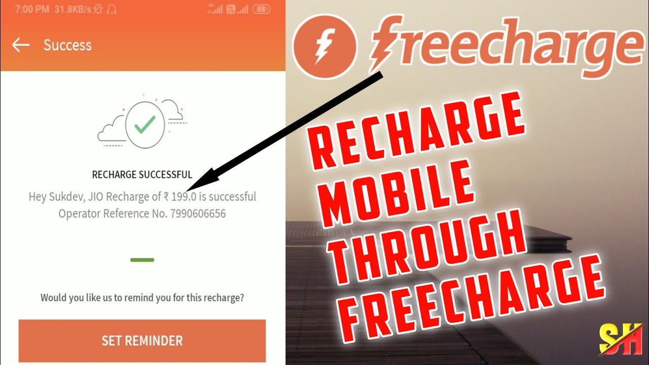 How to Recharge Mobile By FreeCharge | Online Mobile Recharge | Recharge Promocode | Sukdev Halder