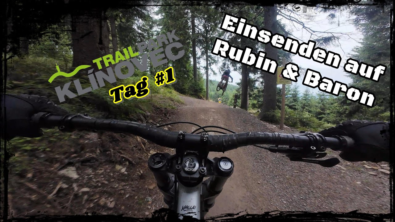 Trailpark Klinovec I Tag #1 I Einsenden auf Rubin und Baron