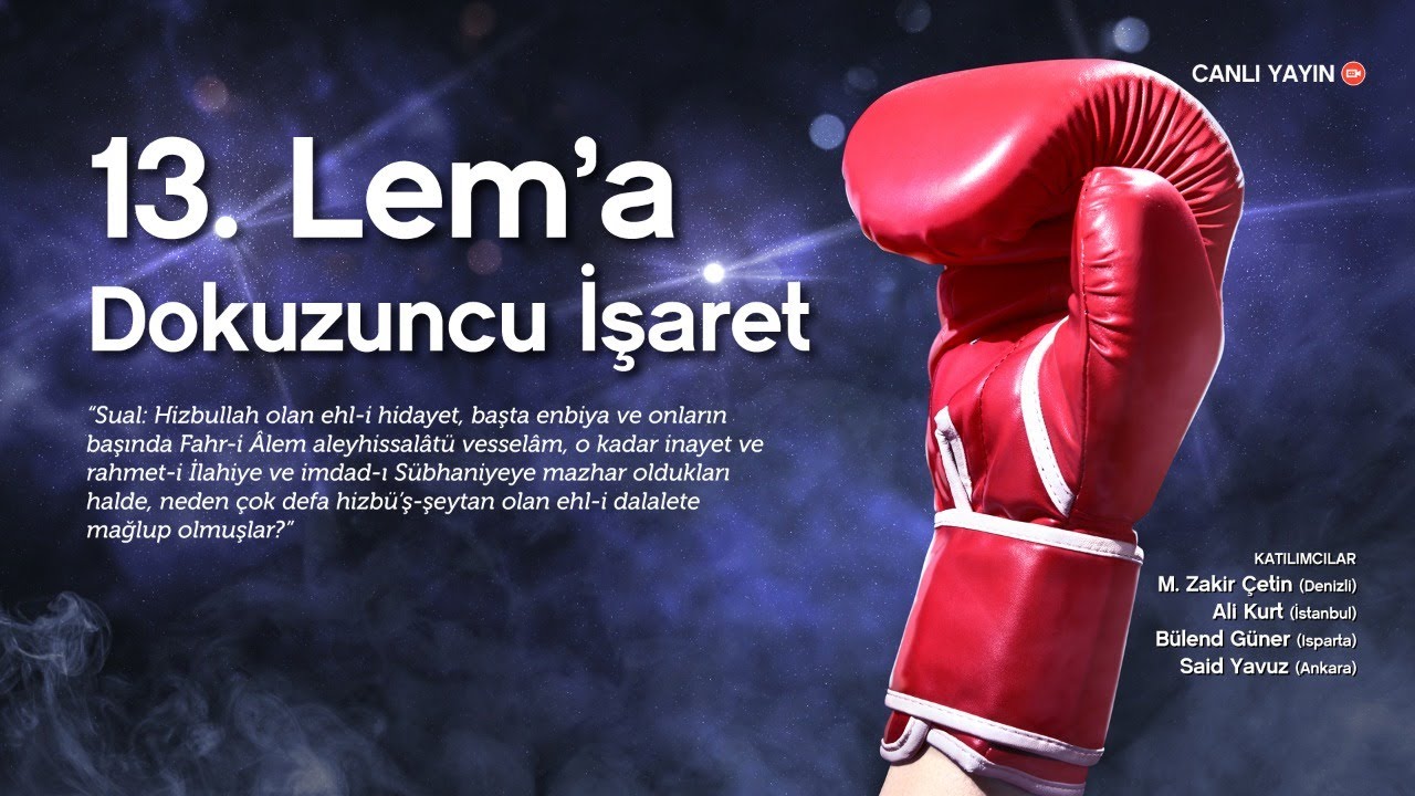 13. Lem'a 10, 11 ve 12. İşaret