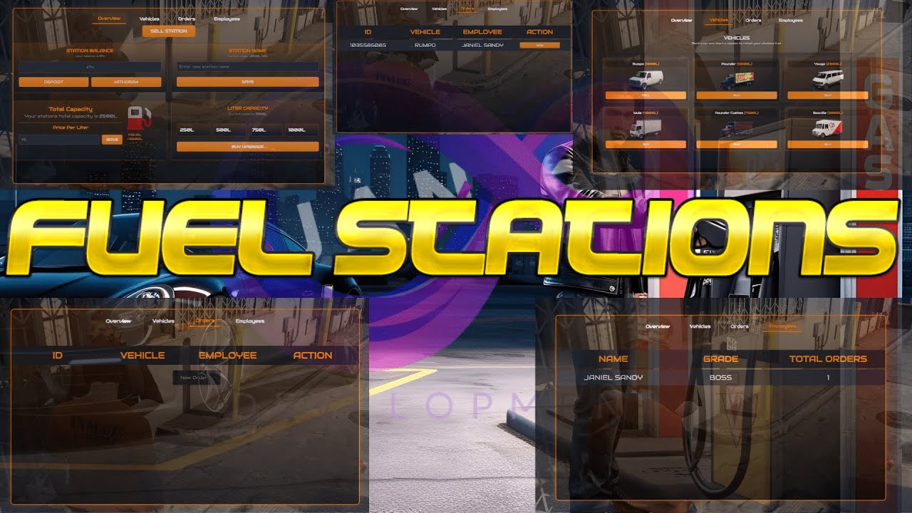[QB&ESX] Advanced Fuel Management System