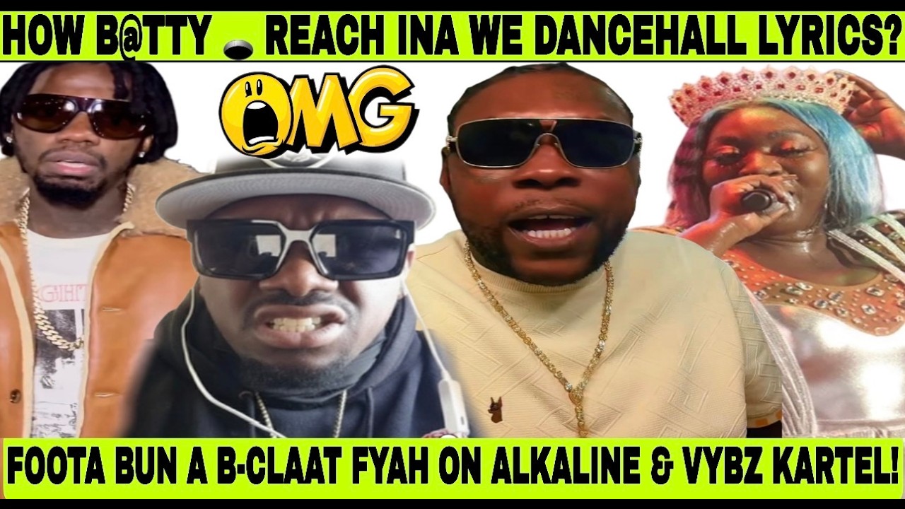 LOOK! FOOTA HYPE CRASH OUT ON VYBZ KARTEL& ALKALINE NASTY LYRICS! RICKY TROOPER TALK! SPICE CLAPBACK