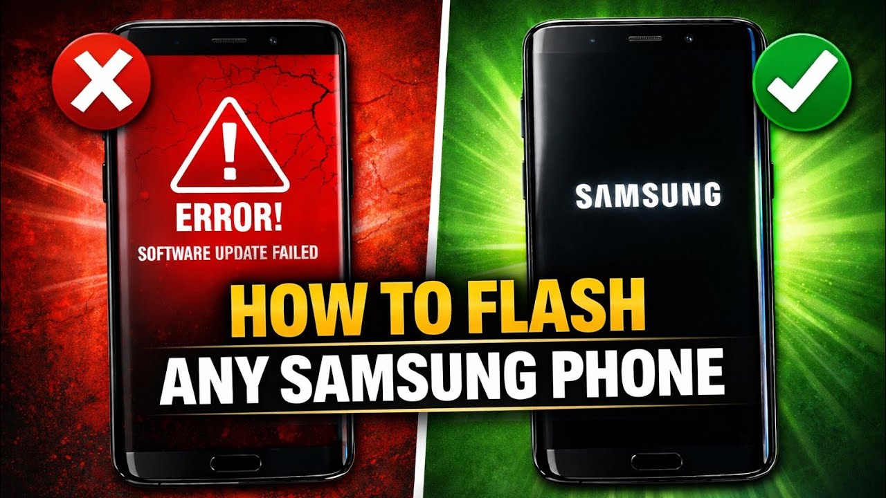 How to Flash Any Samsung Phone | सैमसंग फोन में सॉफ्टवेयर कैसे डालें? | How to Install Software