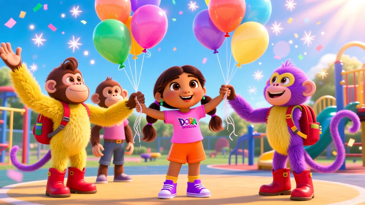 Dora's 123 Playground 🎠🎉 Fun Counting Adventure | Learn Numbers for Kids