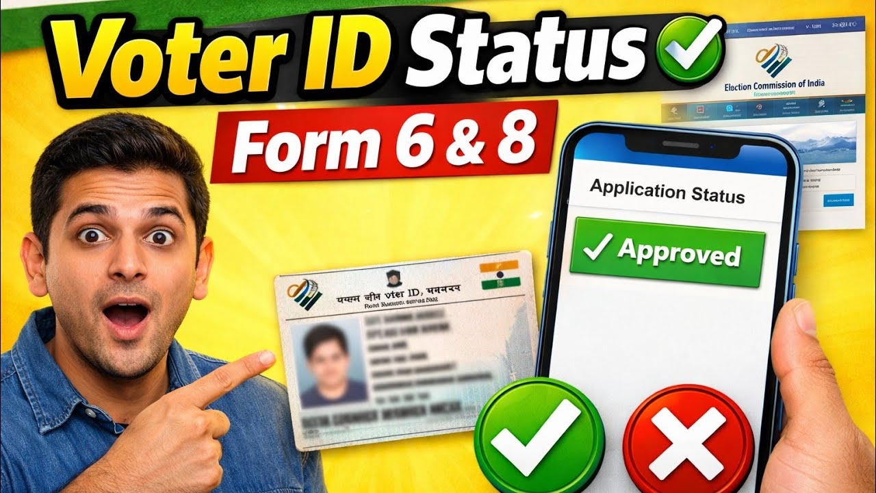 How to Check Voter ID Application Status Online | Form 6 & Form 8 | Step-by-Step Guide