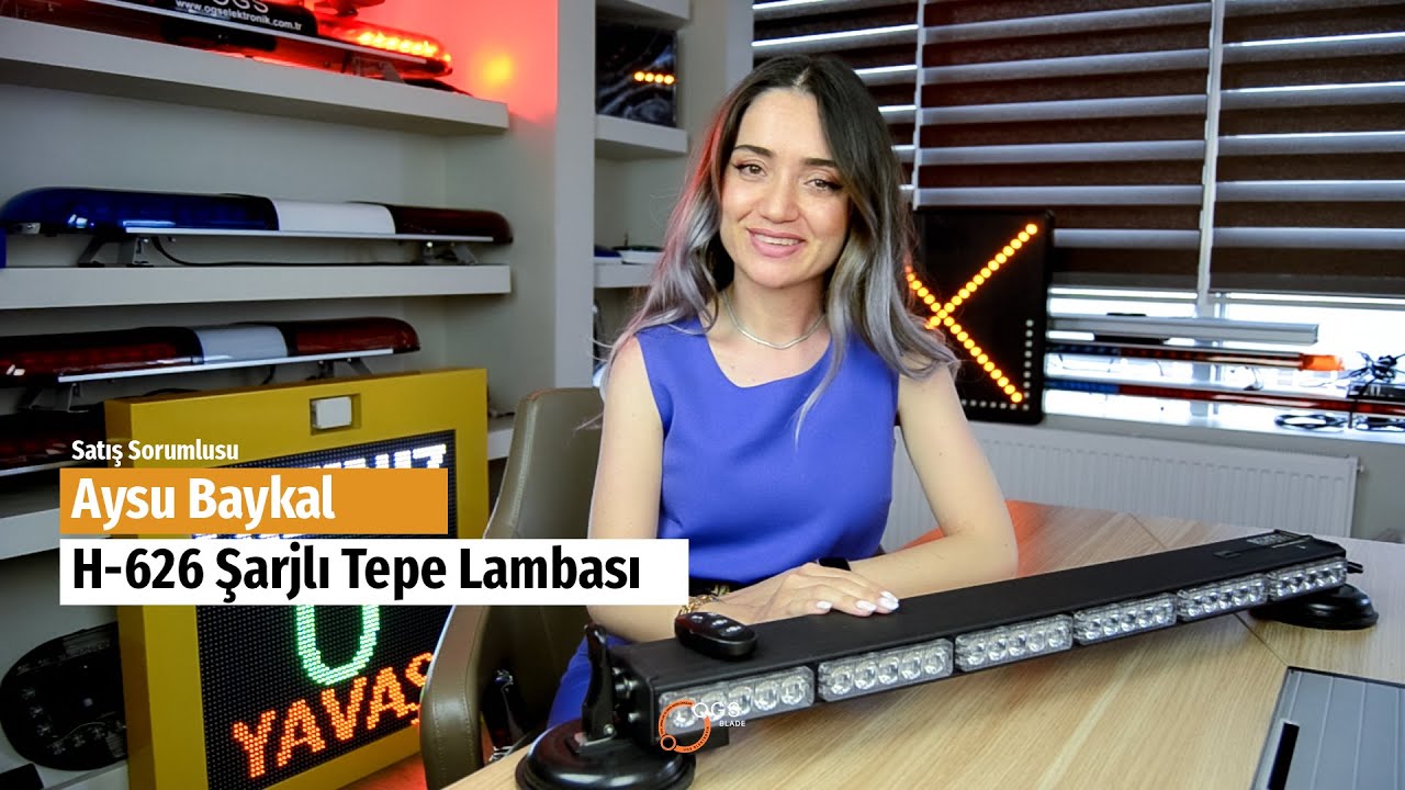 H-626 Şarjlı Tepe Lambasının Özellikleri I OGS Elektronik
