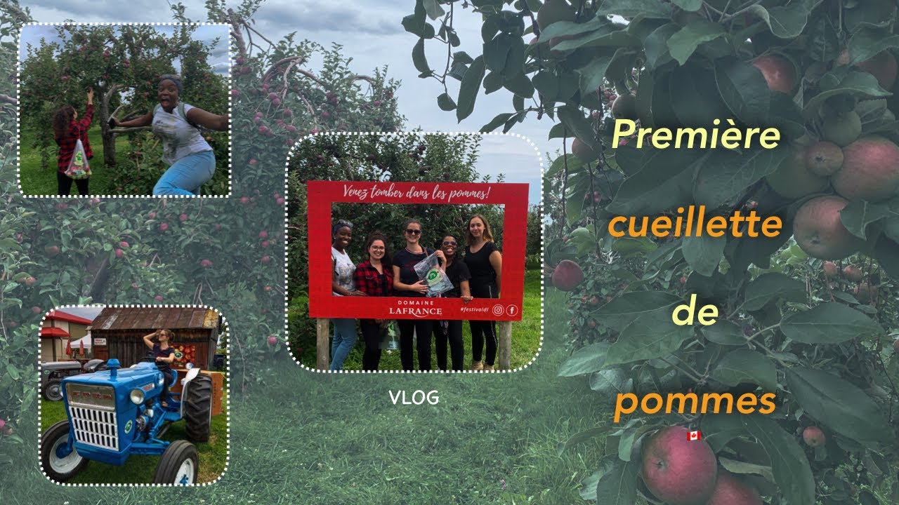 [Vlog 🇨🇦] - Verger Lafrance - Québec || Première cueillette de pommes