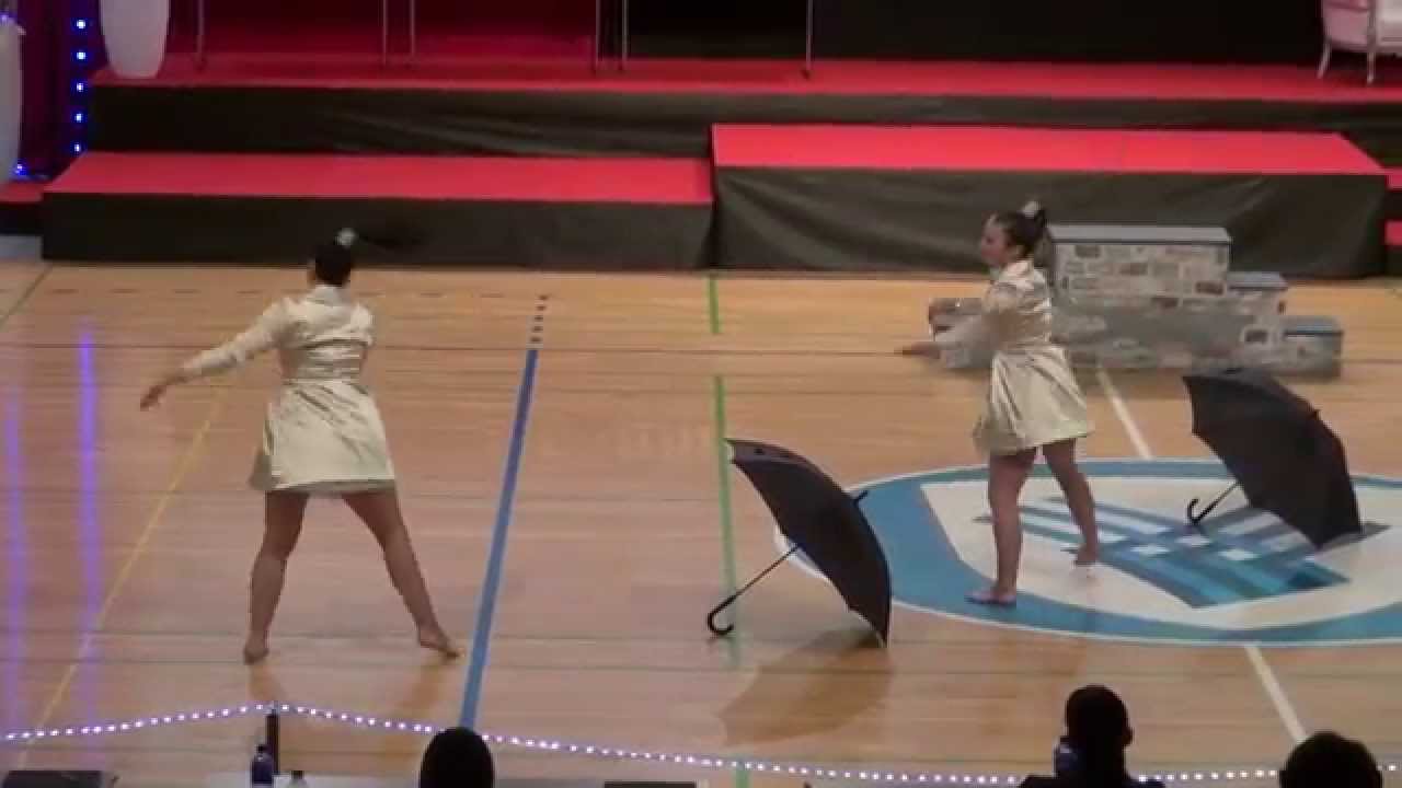 Dancing in the rain - show dance duo - national championship 2015