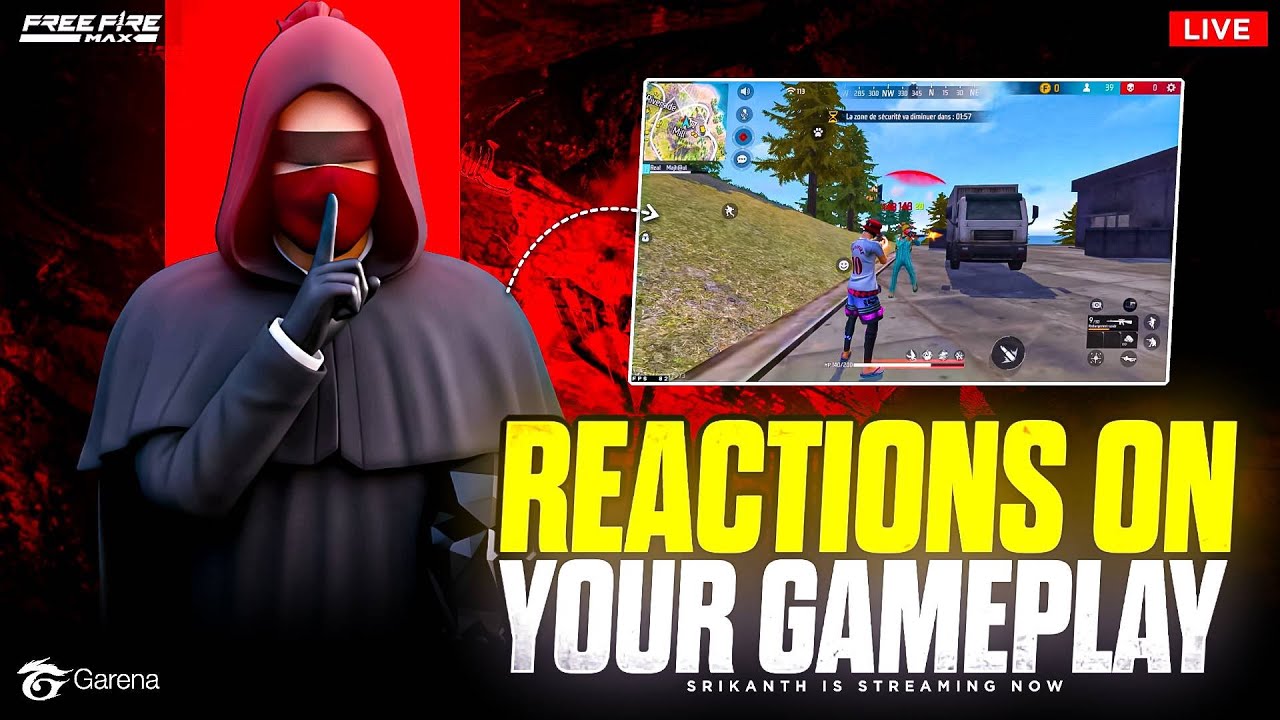 FREE FIRE LIVE IN TELUGU GUILD TRAILS AND4V4 ROOMS AND REACTION🔥 ON YOUR GAMEPLAY❤️WITH FACECAM🤯#ff