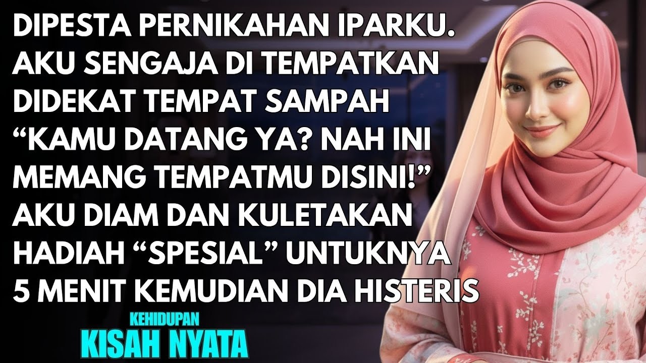 DI PESTA PERNIKAHAN IPAR DIA SENGAJA MENEMPATKANKU DI DEKAT SAMPAH - TAPI KUBUAT DIA HISTERIS SAAT..