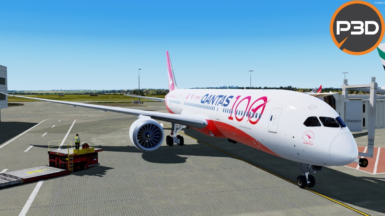 [P3Dv5] FULL FLIGHT | Melbourne (YMML) - Singapore (WSSS) | Qantas 787