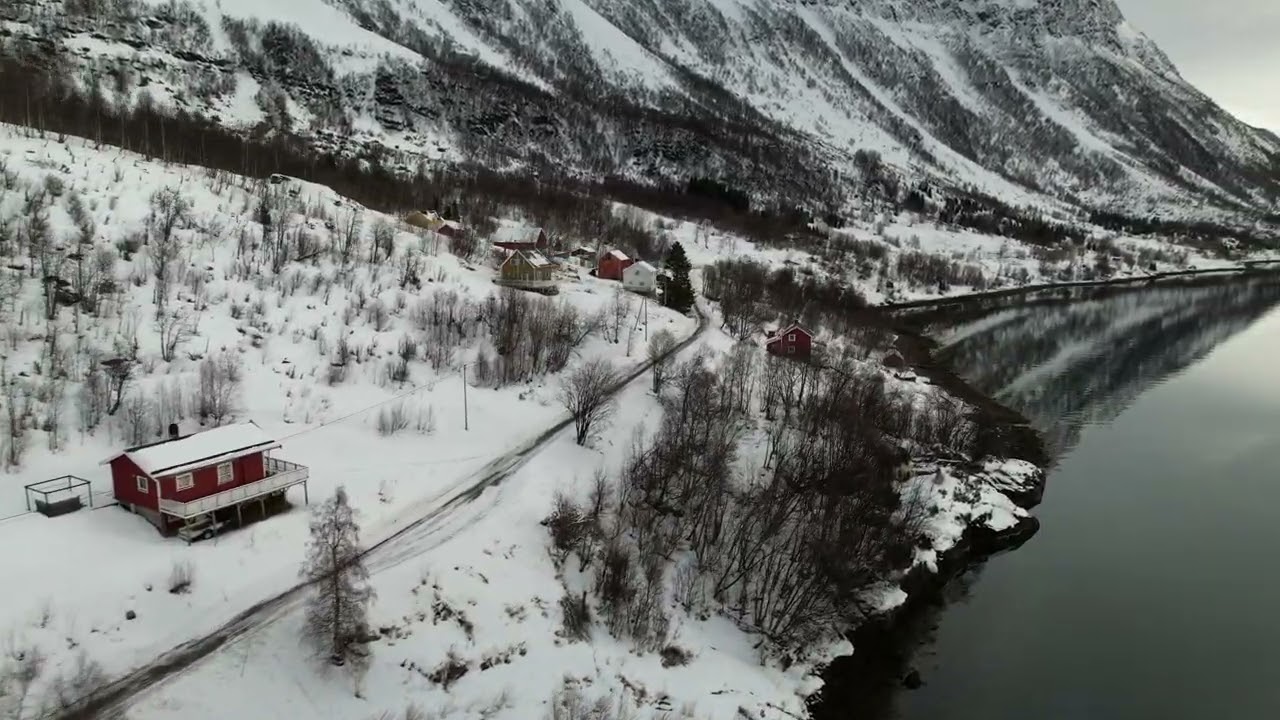 Salangen Winter Norway DJI Air 2S phantom wetsuit.