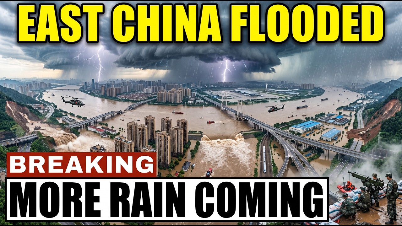 China's Entire Eastern Region Is Going UNDERWATER &mdash; And The Rain Is Still Coming