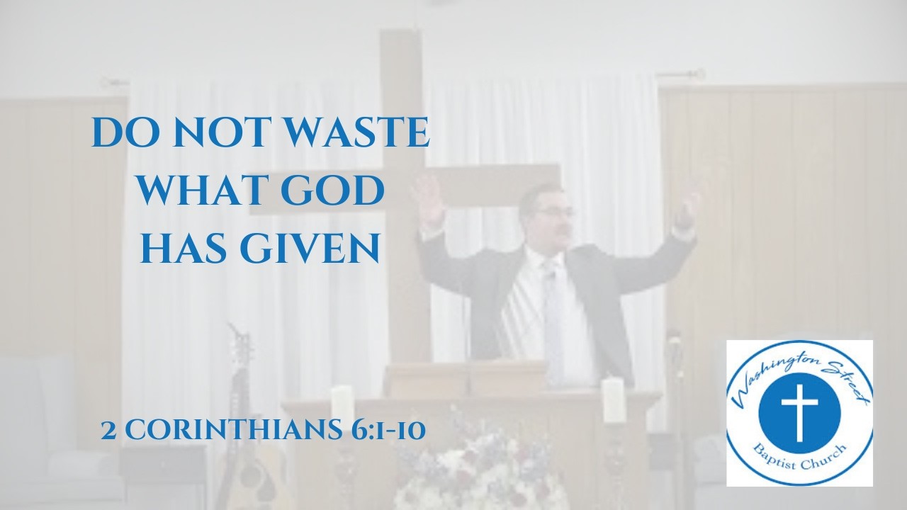 260211w Bro Cody Jones - Now Is the Day of Salvation (2 Corinthians 6:1-10)