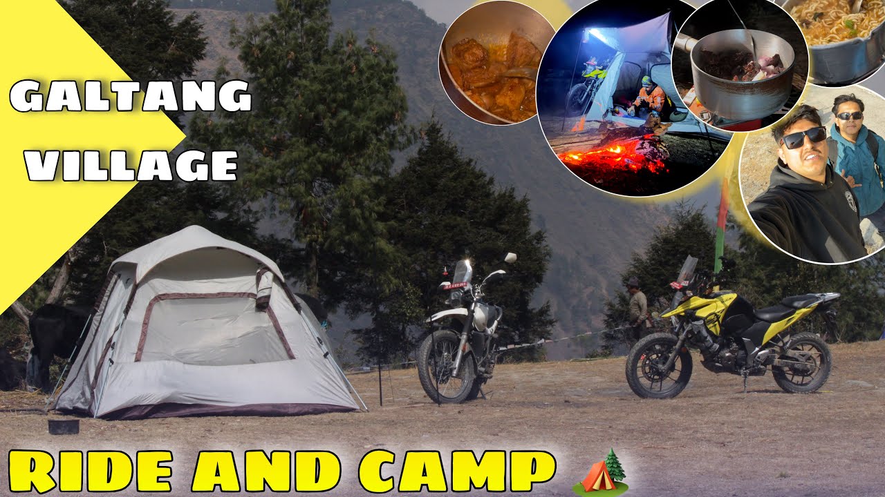 RIDE AND CAMP || NUWAKOT - GALTANG || COLD OVERNIGHT CAMPING || DRAG RACE || PART 2 
