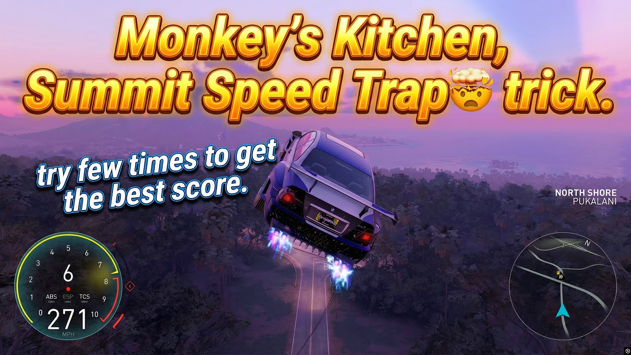 The Crew Motorfest Monkeys' Kitchen Takeover Summit Speed Trap🤯