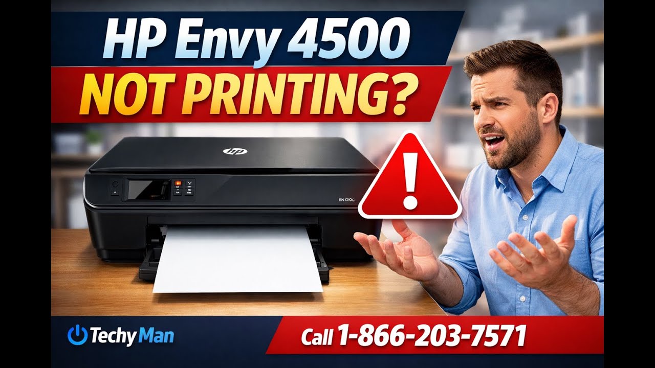 Why Isn’t My HP Envy 4500 Printing? Easy Fixes You Can Try