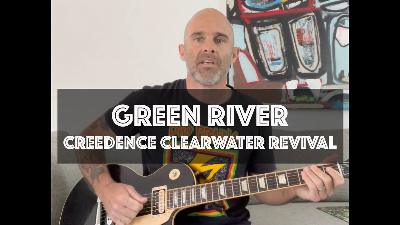 Green River Creedence Clearwater Revival Guitar Lesson + Tutorial [WITH SOLO!]