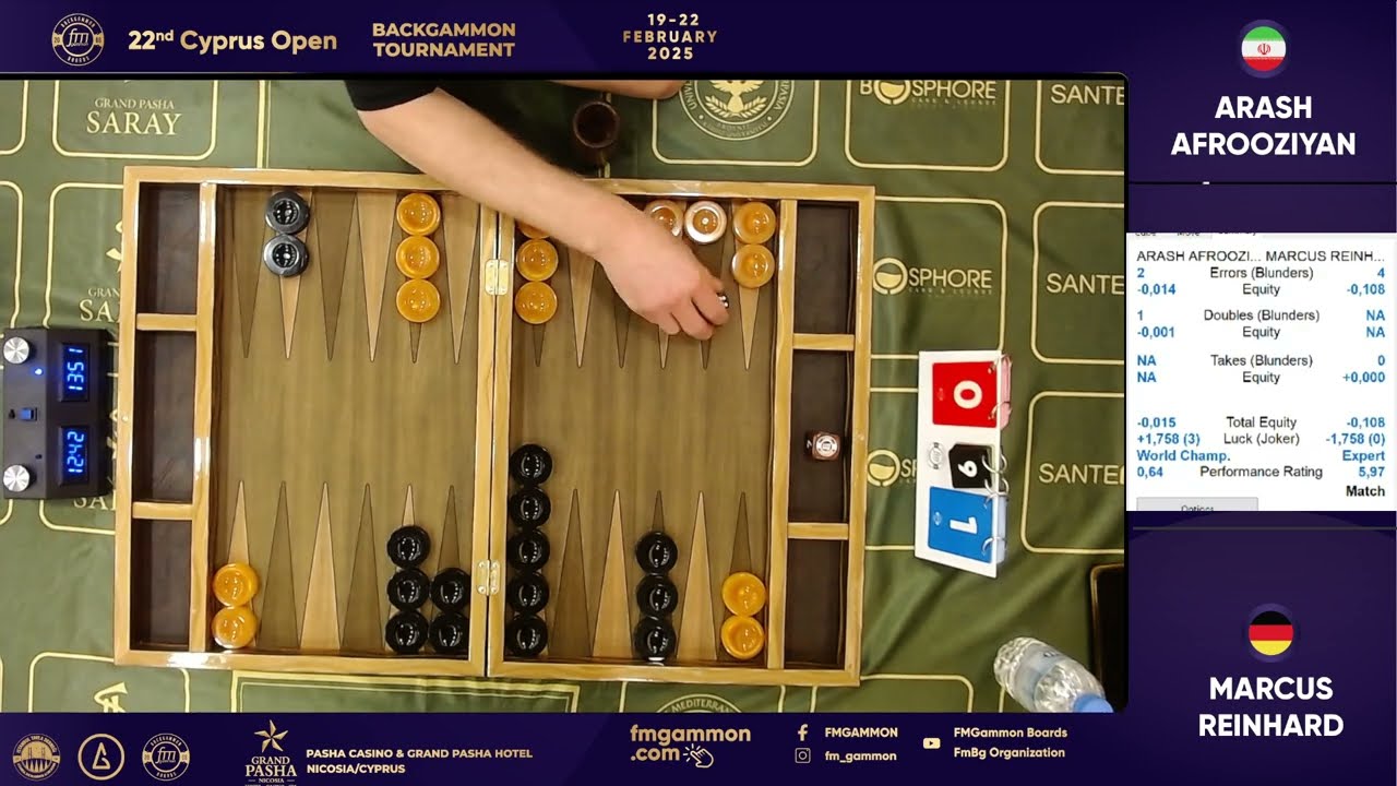 ARASH AFROOZIYAN vs MARCUS REINHARD